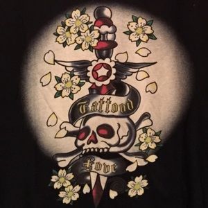 Ed Hardy Short Sleeve T Shirt Sz M